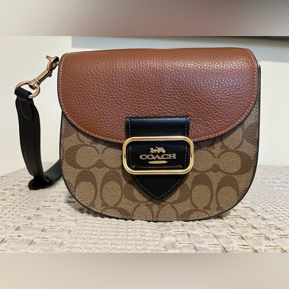 Coach Brown and Black Women's Purse